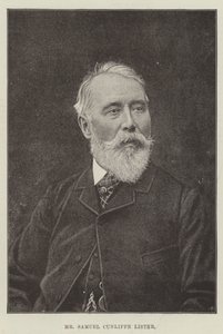 Samuel Cunliffe Lister af English Photographer