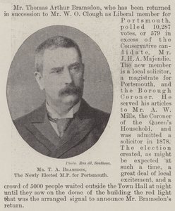 TA Bramsdon, det nyvalgte parlamentsmedlem for Portsmouth af English Photographer