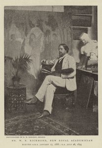 W. B. Richmond, ny kongelig akademiker af English Photographer