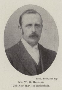 W H Holland, det nye parlamentsmedlem for Rotherham af English Photographer