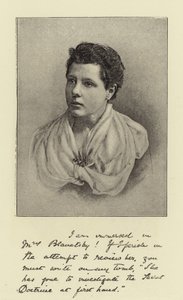 Fru Annie Besant af English Photographer