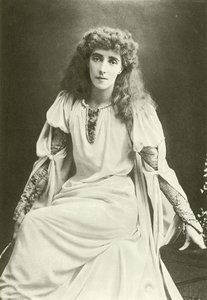 Mrs Beerbohm Tree som Ophelia (gravure) af English Photographer