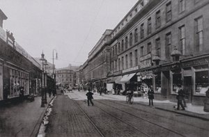 Newcastle, Clayton Street, East (s/h-billede) af English Photographer