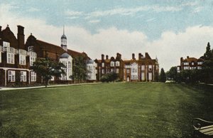 Newnham College, de tre haller af English Photographer