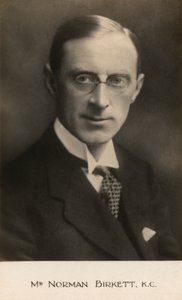 Norman Birkett af English Photographer