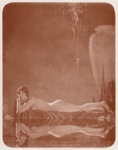 Nudistisk kunst: Allahs have (s/h-foto) af English Photographer