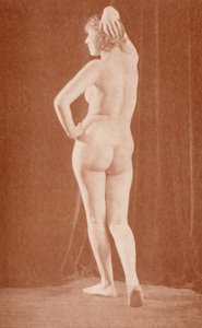 Nudistisk kunst: Juno (s/h-foto) af English Photographer