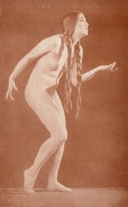 Nudistisk kunst: Bønfaldelse (s/h foto) af English Photographer