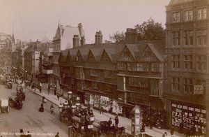 Gamle huse, Staple Inn, Holborn af English Photographer