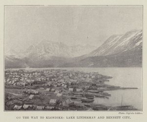 På vej til Klondike, Lake Linderman og Bennett City af English Photographer