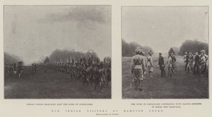 Vores indiske besøgende på Hampton Court af English Photographer