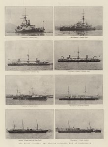 Vores flådebesøgende, den italienske eskadron nu i Portsmouth