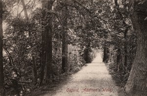 Oxford, Addisons Walk (s/h-billede) af English Photographer