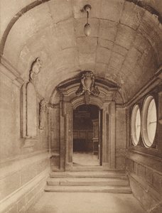 Oxford: Brasenose College, indgangen til kapellet (s/h foto) af English Photographer