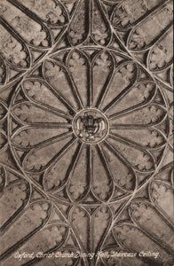 Oxford, Christ Church, spisesal, trappeloft (s/h-billede) af English Photographer