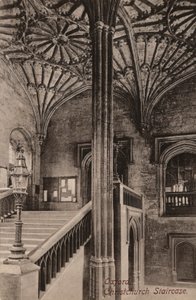 Oxford, Christchurch Staircase (s/h foto) af English Photographer