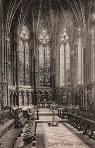 Oxford, Exeter College Chapel (s/h foto) af English Photographer