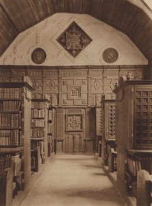 Oxford: Merton College, The Library, nordlige ende (s/h foto) af English Photographer