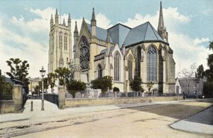 Parish Church, Leamington af English Photographer