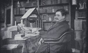 Paul Bourget i sit studie (s/h foto) af English Photographer