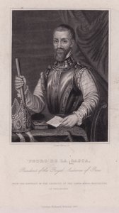 Pedro de la Gasca, spansk biskop, diplomat og anden vicekonge af Peru (s/h-billede) af English Photographer