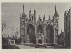 Peterborough katedral af English Photographer