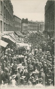 Petticoat Lane søndag morgen af English Photographer