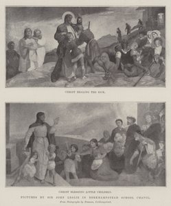 Billeder af Sir John Leslie i Berkhampstead School Chapel af English Photographer