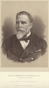 Portræt af admiral Frederick B. P. Seymour af English Photographer