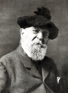 Portræt af Joseph Wolf (bw foto) af English Photographer