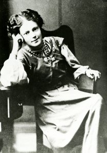 Portræt af Mary Eleanor Gawthorpe, ca. 1909 af English Photographer