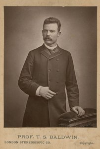 Portræt af professor Thomas Scott Baldwin af English Photographer
