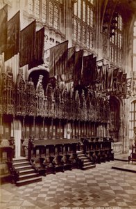 Postkort fra Westminster Abbey af English Photographer