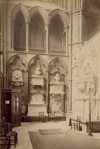 Postkort fra Westminster Abbey af English Photographer