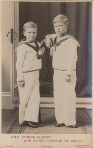 Prinz Albert und Prinz Edward von Wales von English Photographer