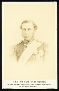 Prins Alfred, hertug af Edinburgh af English Photographer