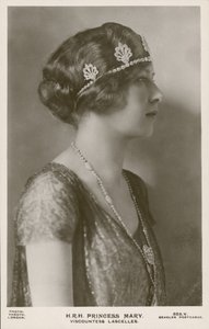 Prinsesse Mary, Viscountesse Lascelles (s/h-billede) af English Photographer