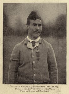 Privat Vickery, Dorsetshire Regiment af English Photographer
