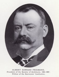 Fremtrædende mænd fra London: Albert Edward Pridmore (s/h-billede) af English Photographer