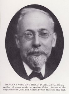 Fremtrædende mænd fra London: Barclay Vincent Head (s/h-billede) af English Photographer