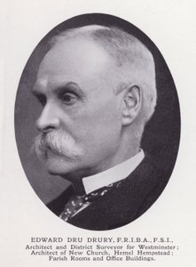Prominent Men of London: Edward Dru Drury (s/h foto) af English Photographer