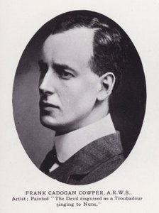 Fremtrædende mænd fra London: Frank Cadogan Cowper (s/h-billede) af English Photographer