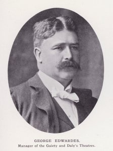 Fremtrædende mænd fra London: George Edwardes (s/h-billede) af English Photographer