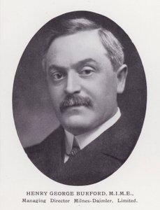 Fremtrædende mænd fra London: Henry George Burford (s/h foto) af English Photographer