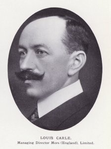 Fremtrædende mænd fra London: Louis Carle (s/h-billede) af English Photographer