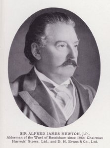 Fremtrædende mænd fra London: Sir Alfred James Newton (s/h foto) af English Photographer
