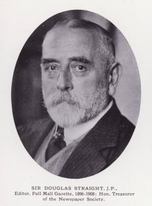 Prominent Men of London: Sir Douglas Straight (s/h foto) af English Photographer