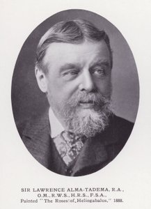 Fremtrædende mænd fra London: Sir Lawrence Alma-Tadema (s/h foto) af English Photographer