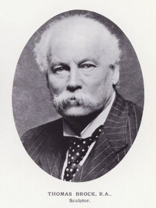 Prominent Men of London: Thomas Brock (s/h-billede) af English Photographer