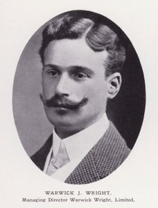 Prominent Men of London: Warwick J Wright (s/h foto) af English Photographer